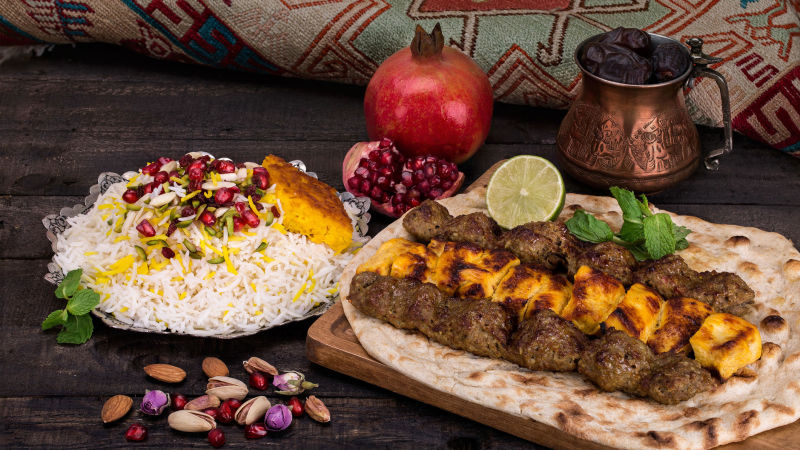 CHELO1 غذای ایرانی نمایشگاه